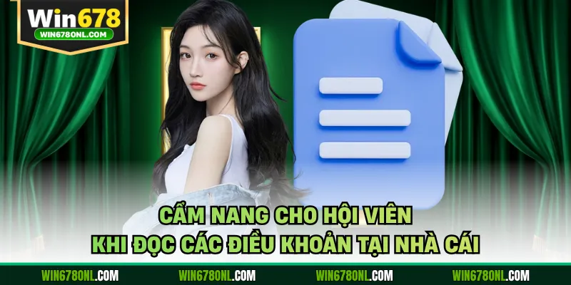 Cẩm nang cho hội viên khi đọc các điều khoản tại nhà cái