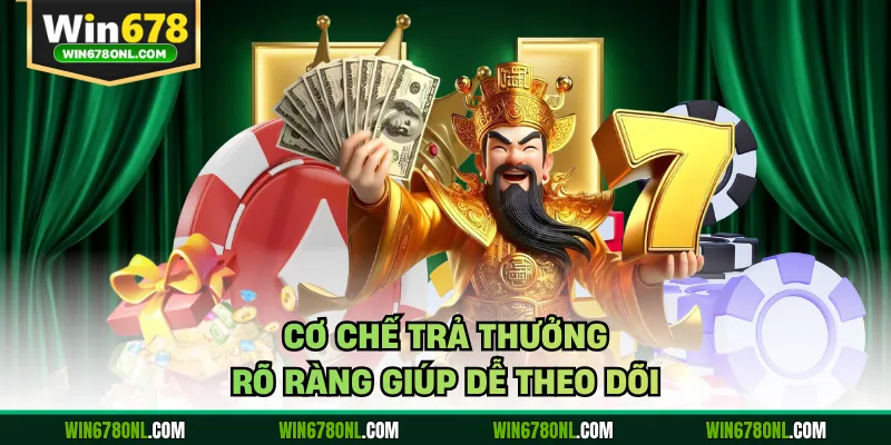 Cơ chế trả thưởng rõ ràng giúp dễ theo dõi